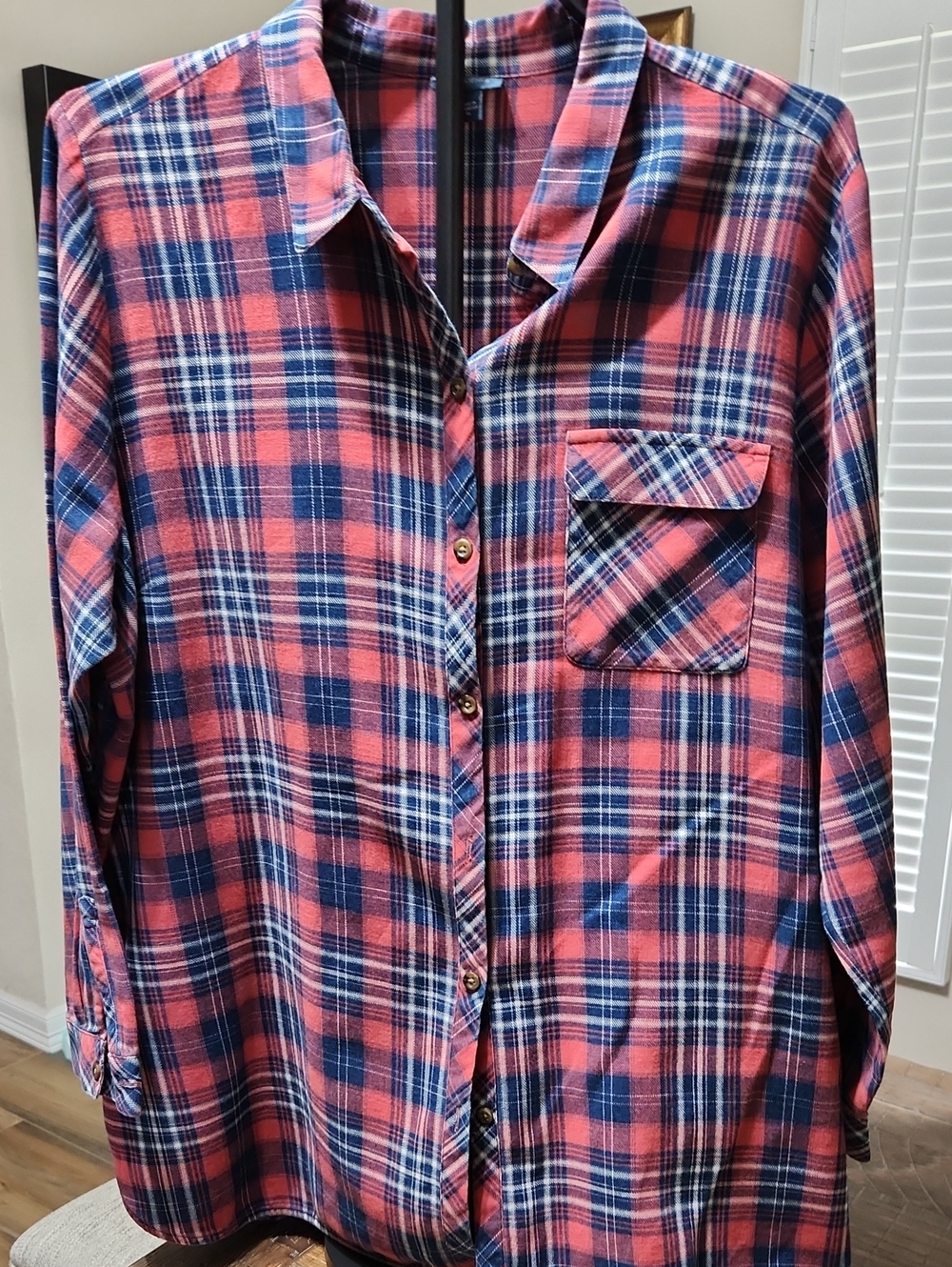 J Jill Plaid Tunic